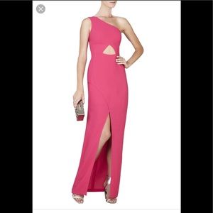 BCBG cut out gown